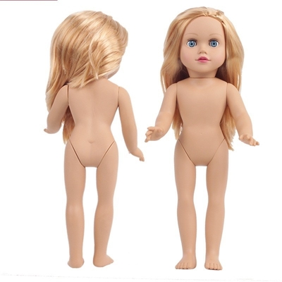 커스텀 의상 의상 18인치 아프리카계 미국인 인형 45cm 소녀 인형 하얀 갈색 피부
