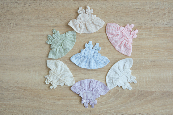 부드럽고 편안한 12cm 인형 의류 섬세한 가방 인형 액세서리