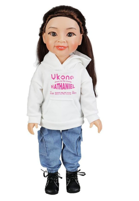 18인치 미국 소녀 인형 OEM 오리지널 디자인 다른 의상 스타일 케이스 쇼
